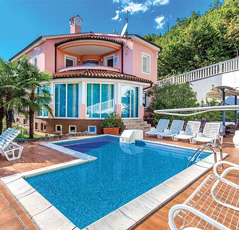 Novasol holiday home and swimming pool