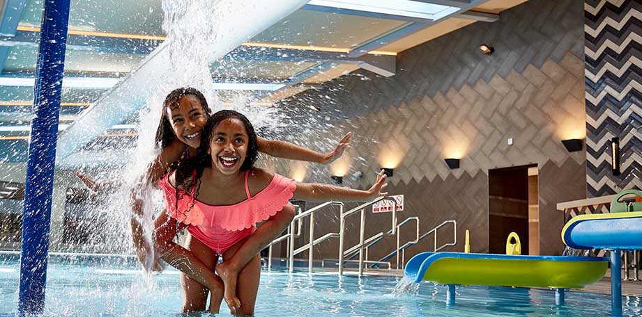 Children in pool